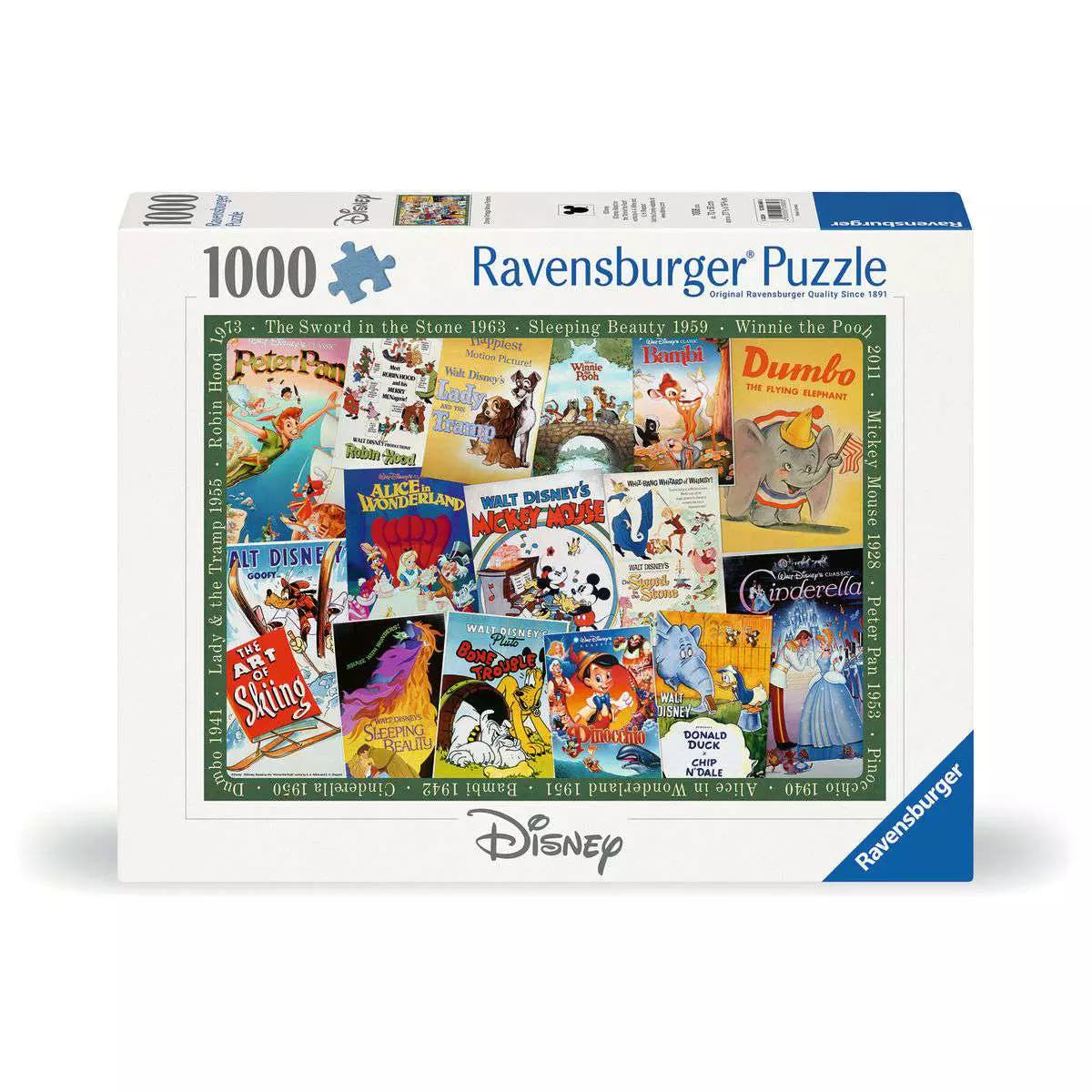 Puzzle 1000 Teile Disney Vintage Movie Poster 00.689 - Bild 1