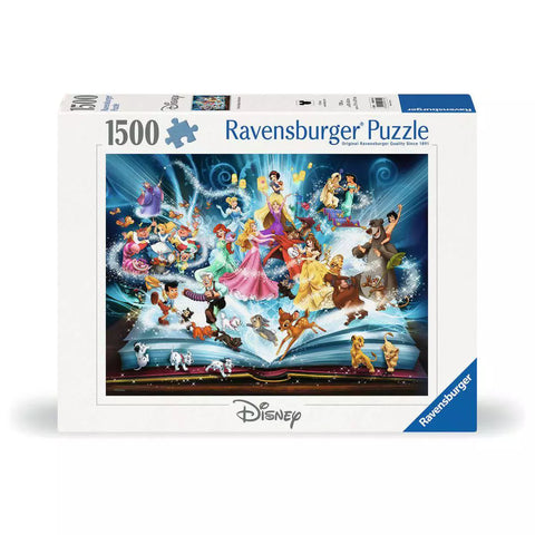 Verpackung Ravensburger Puzzle Disney's magisches Märchenbuch 1500 Teile 00710