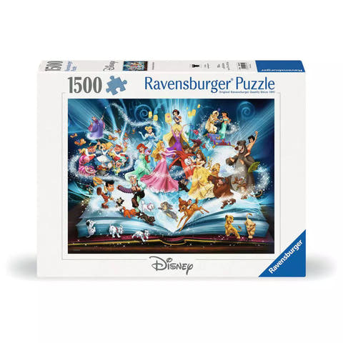 Verpackung Ravensburger Puzzle Disney's magisches Märchenbuch 1500 Teile 00710