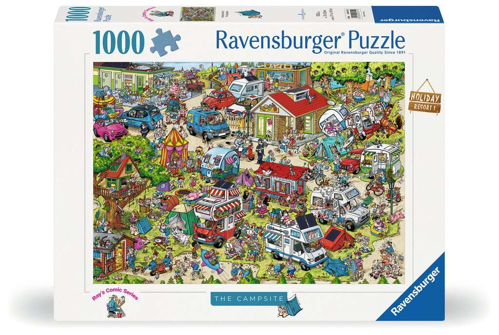 Puzzle 1000 Teile Holiday Resort 1 - Campingplatz 00.721 - Bild 1