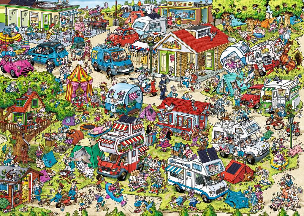 Puzzle 1000 Teile Holiday Resort 1 - Campingplatz 00.721 - Bild 2