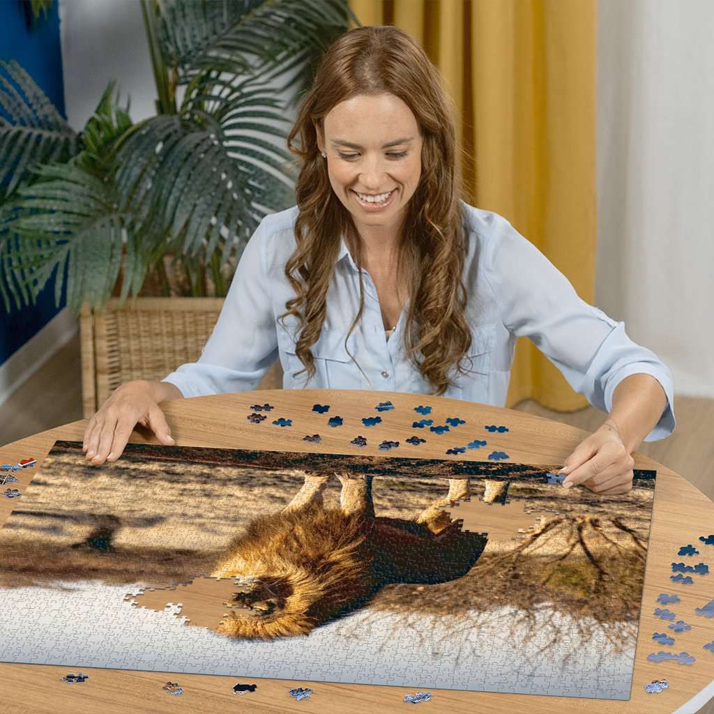 Puzzle 1500 Teile Der Löwe, Der König der Tiere 00.733 - Bild 3