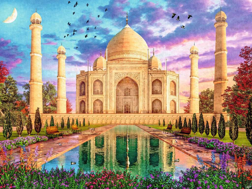 Puzzle 1500 Teile Bezauberndes Taj Mahal 00.741 - Bild 2