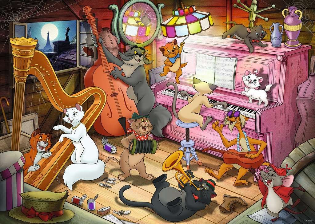 Puzzle 1000 Teile Disney Aristocats 00.753 - Bild 2
