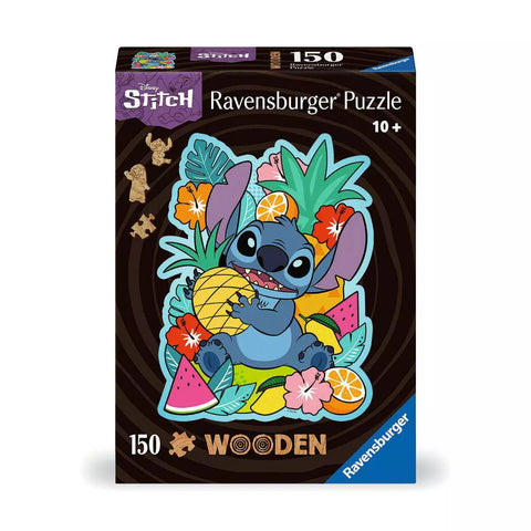 Verpackung Ravensburger Wooden Puzzle Disney Stitch 150 Teile 00758