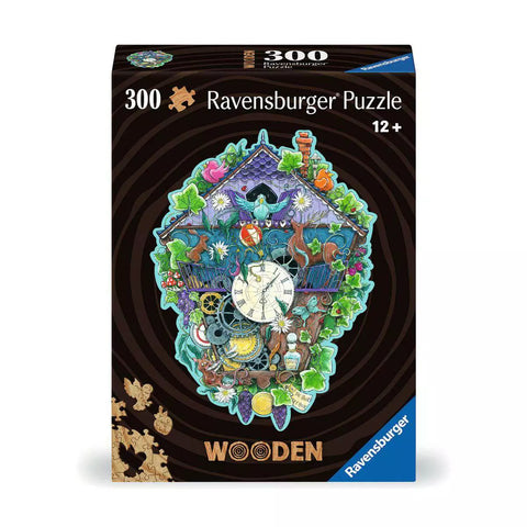 Verpackung Ravensburger Wooden Puzzle Kuckucksuhr, 300 Teile