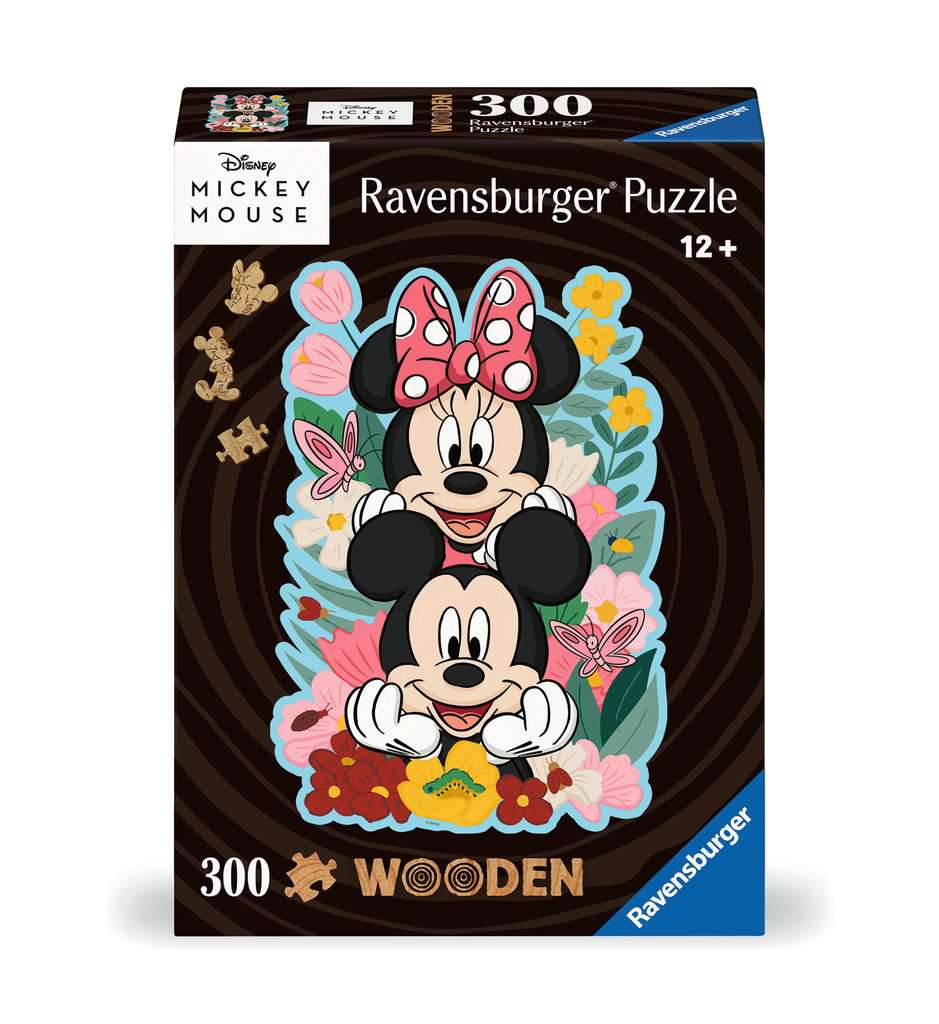 Wooden Puzzle 300 Teile Disney Mickey&Minnie 00.762 - Bild 1
