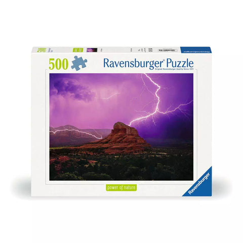 Verpackung Puzzle 500 Teile Pinke Gewitterstimmung 00779, Power of Nature
