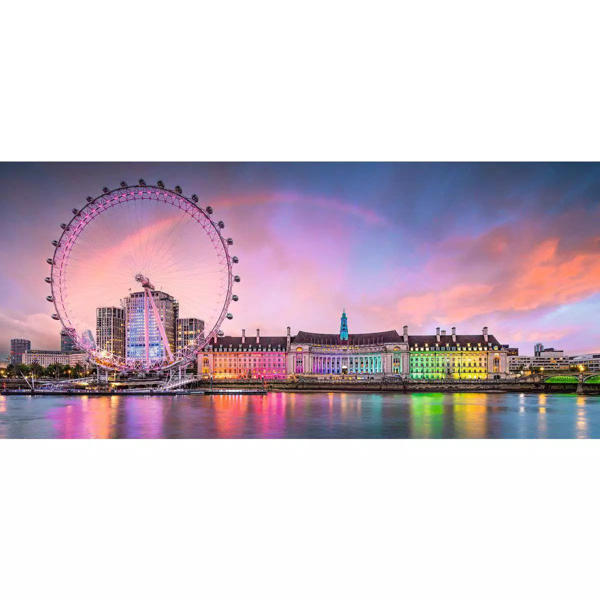 Puzzle 2000 Teile Panorama Lovely London 00.805 - Bild 2