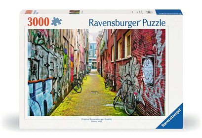 Puzzle 3000 Teile Street Art in Amsterdam