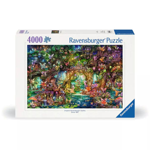 Verpackung Ravensburger Puzzle Die verborgene Welt der Feen, 4000 Teile