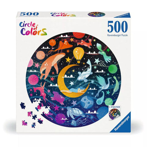 Verpackung Ravensburger Puzzle Circle of Colors Träume, 500 Teile