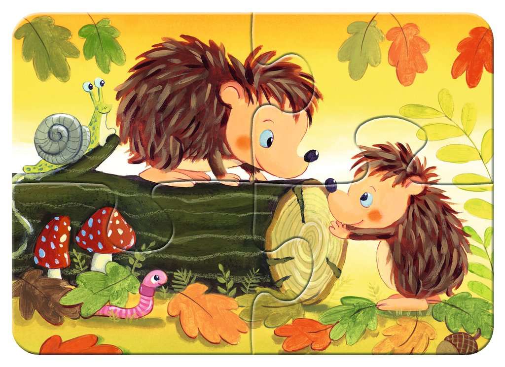 My first Puzzle 2/4/6/8 Teile Kleine Tierfamilien 00.854 - Bild 3