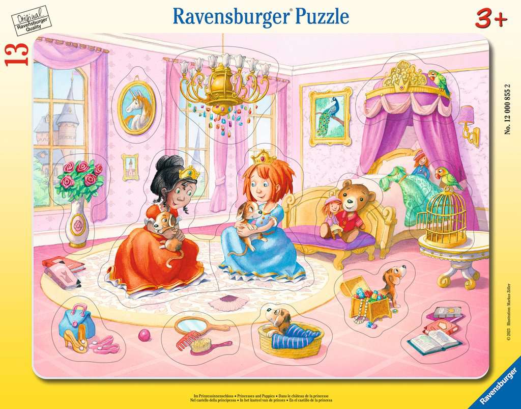 Rahmenpuzzle 13 Teile Im Prinzessinnenschloss 00.855 - Bild 1