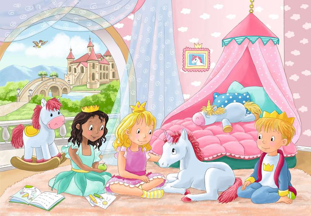 Puzzle 2x12 Teile Zauberhafte Freundschaft 00.858 - Bild 2