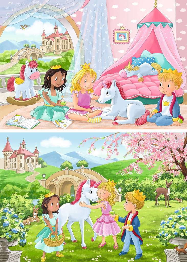 Puzzle 2x12 Teile Zauberhafte Freundschaft 00.858 - Bild 4