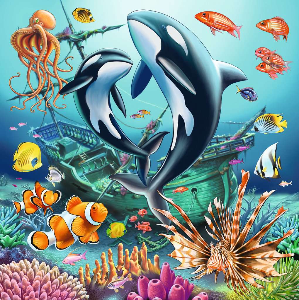 Ravensburger Puzzle 3x49 Teile Bezaubernde Unterwasserwelt 00.859 - Bild 3