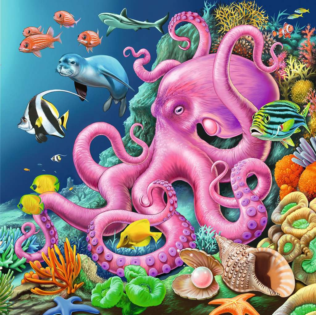 Ravensburger Puzzle 3x49 Teile Bezaubernde Unterwasserwelt 00.859 - Bild 4