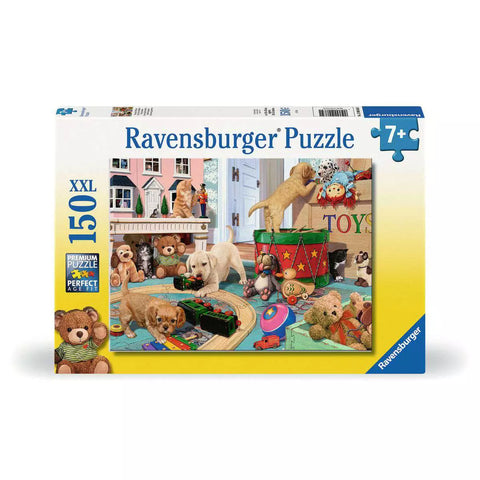 Verpackung Puzzle Verspielte Welpen, 150 XXL-Teile, Ravensburger