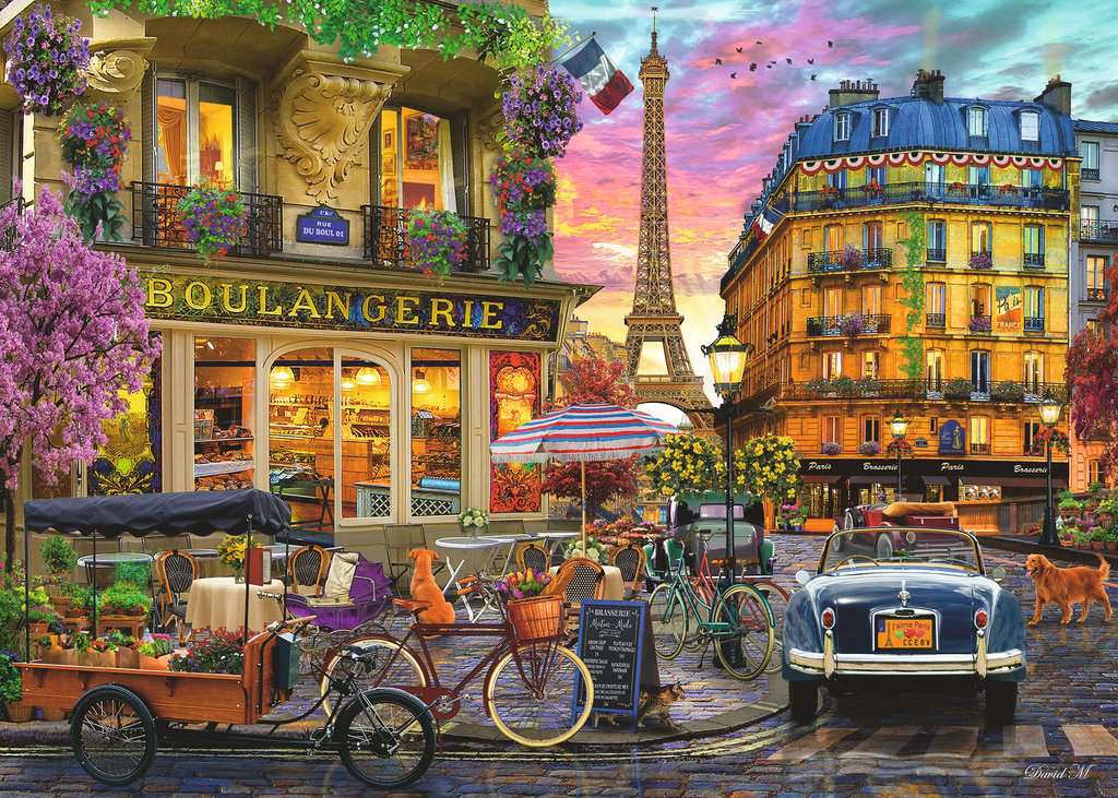 Puzzle 1000 Teile Paris im Morgenrot 00.885 - Bild 2