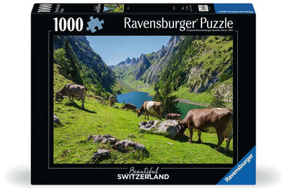 Verpackung Ravensburger Puzzle Fälensee 1000 Teile 00989