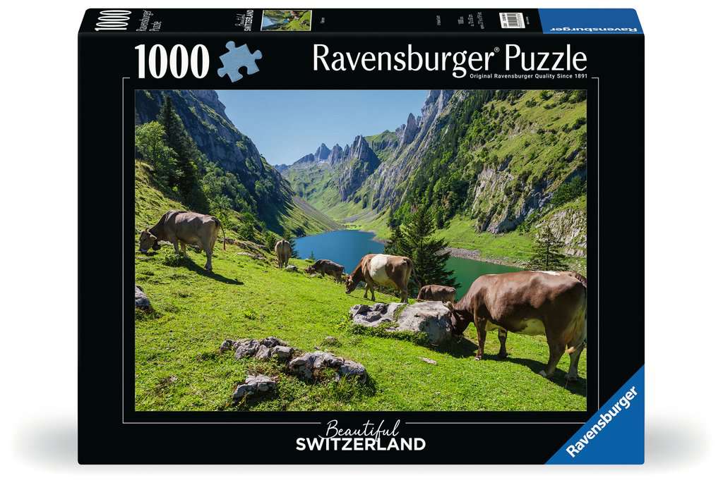 Ravensburger Dutiful Dogs Puzzle – 1000 Teile – 70 X 50 Cm – Für Erwachsene & Kinder Ab 12 Jahren – Hochwertiger Karton & Leinenstrukturiertes Papier