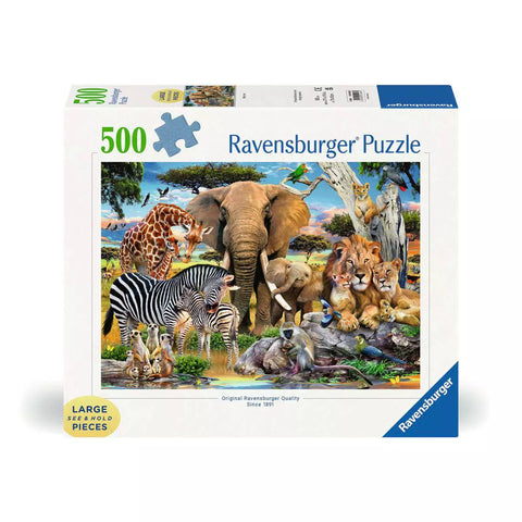 Verpackung Ravensburger Puzzle Wilde Tierbabys mit 500 Teilen, 01026