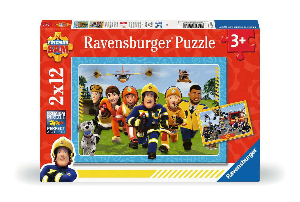 Ravensburger Puzzle 2x12 Teile Die Rettung naht 01.031 - Bild 1