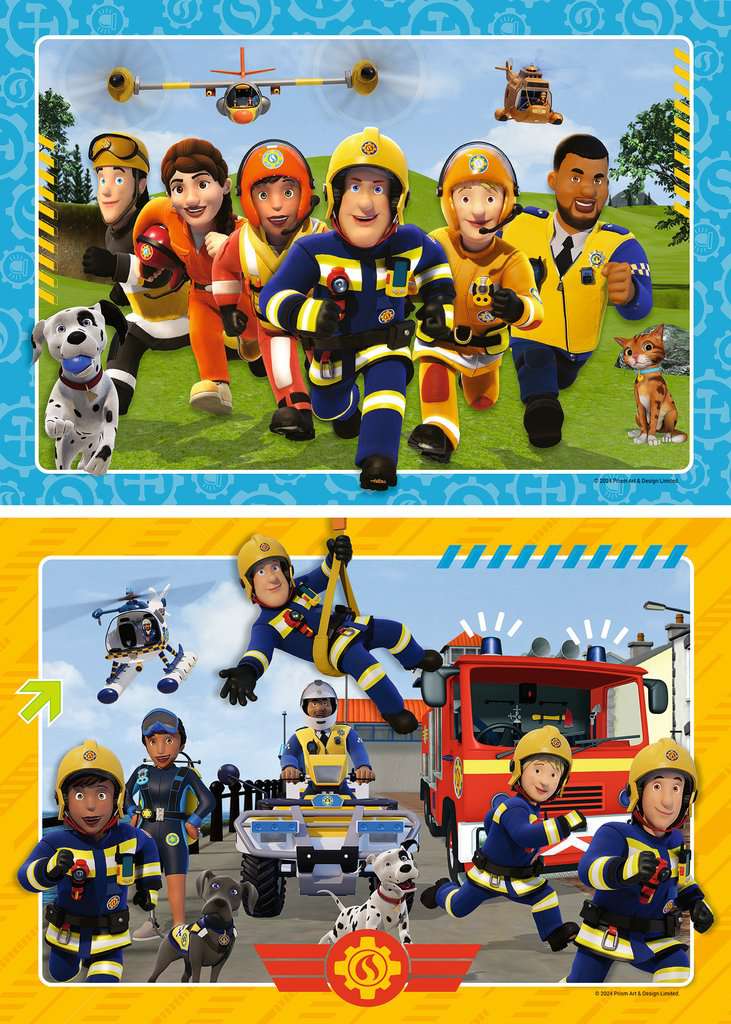 Ravensburger Puzzle 2x12 Teile Die Rettung naht 01.031 - Bild 4
