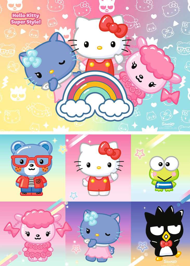 Puzzle 2x24 Teile Hello Kitty Beste Freunde 01.034 - Bild 4