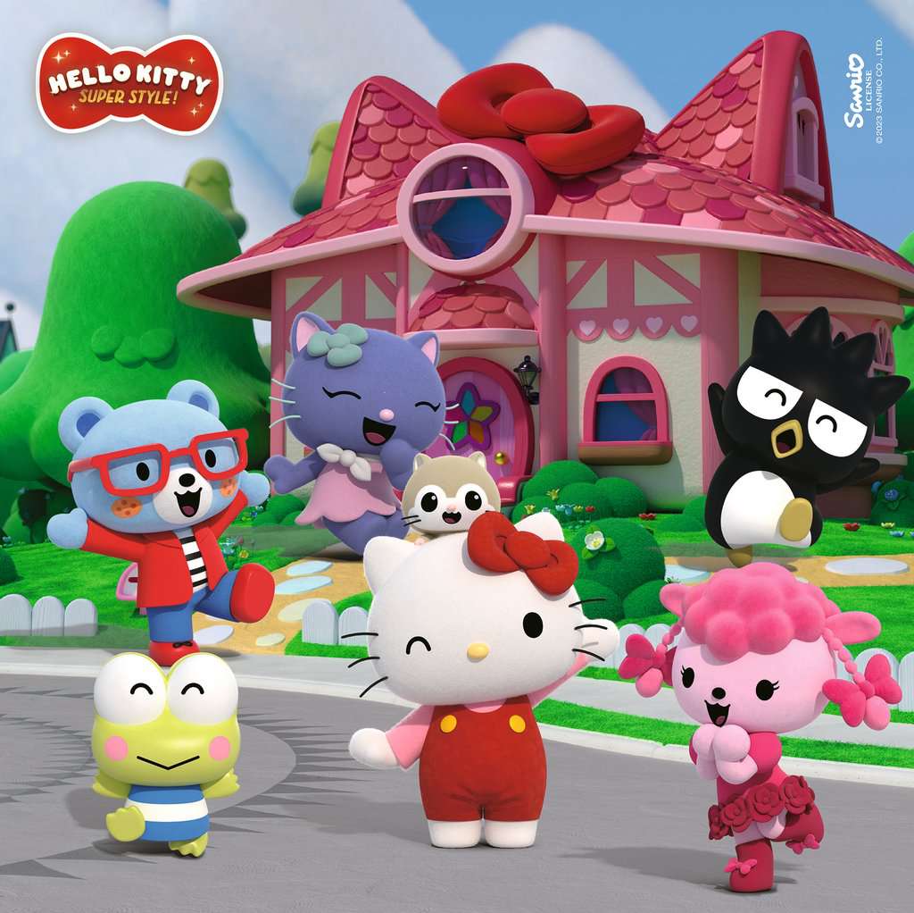 Puzzle 3x49 Hello Kitty Abenteuer in Cherry Town 01.035 - Bild 2