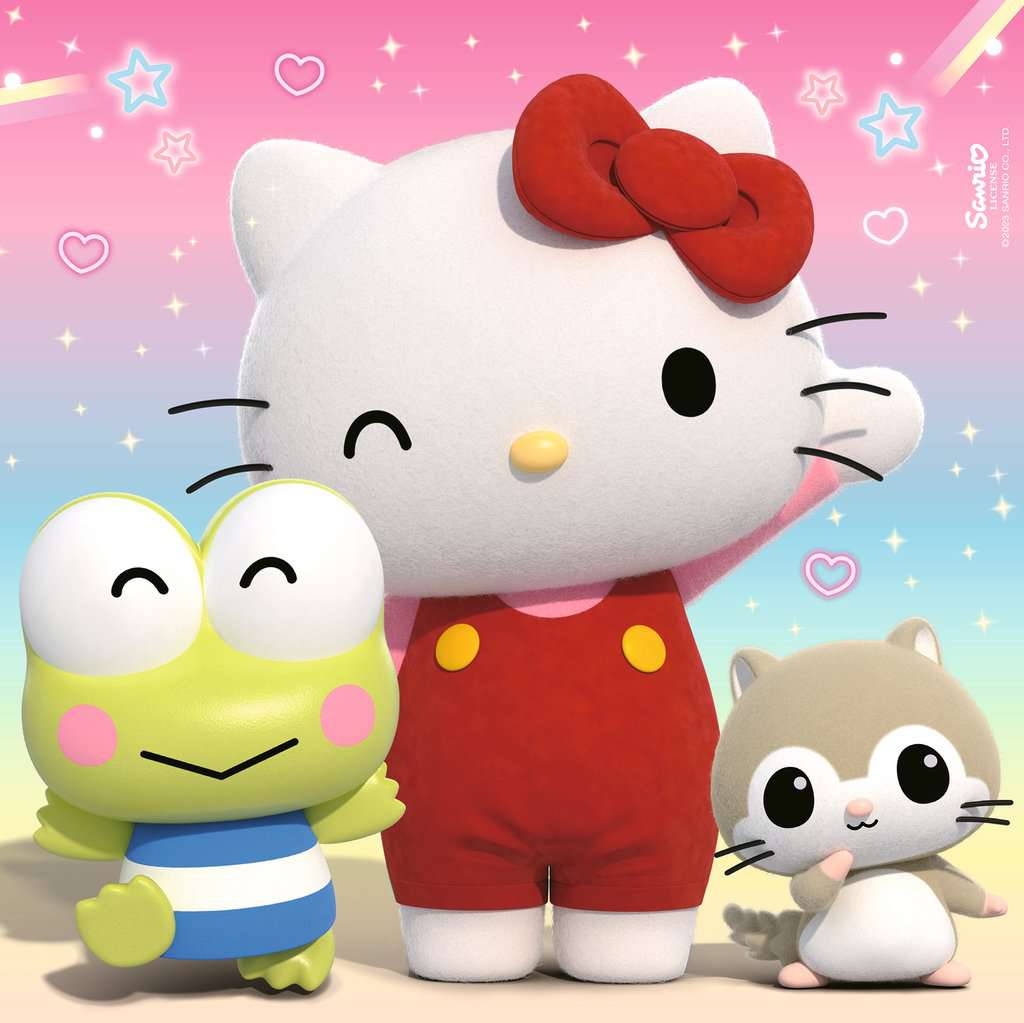 Puzzle 3x49 Hello Kitty Abenteuer in Cherry Town 01.035 - Bild 4