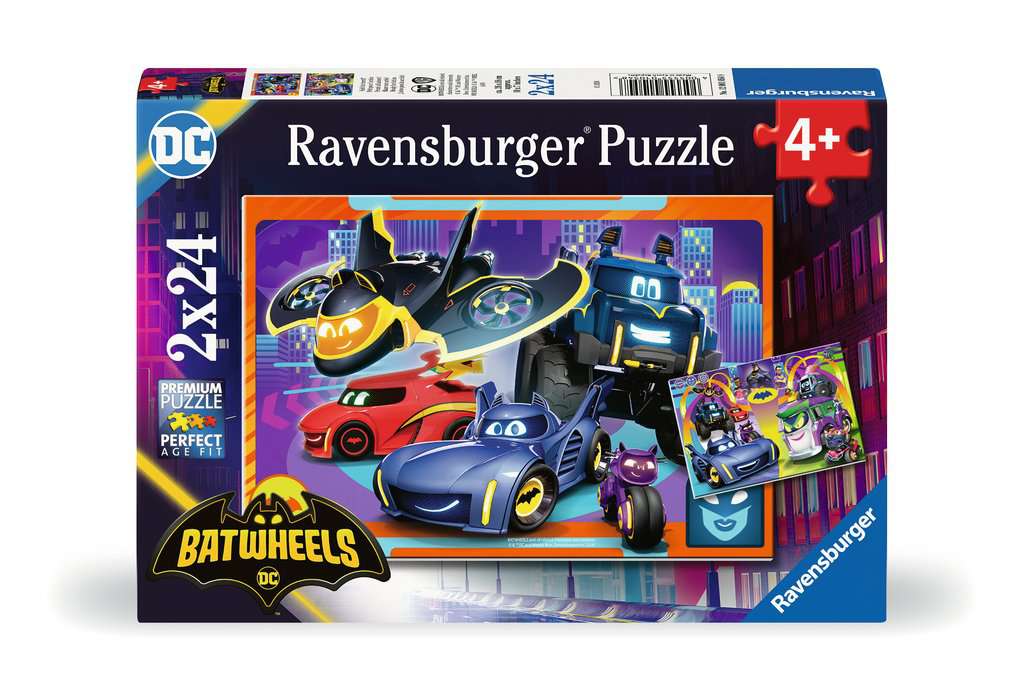 Puzzle 2x24 Teile Batwheels Seid ihr bereit? 01.054 - Bild 1