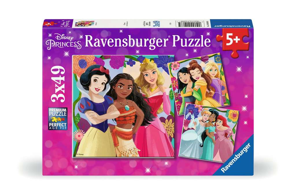Ravensburger Puzzle 3x49 Teile Disney Princess Girl Power 01.068 - Bild 1