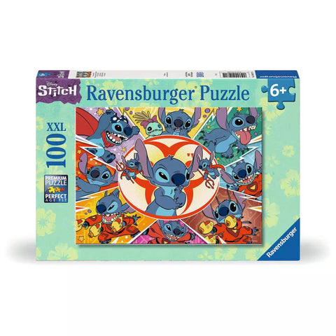 Verpackung Kinderpuzzle Disney Stitch In meiner Welt, 100 XXL, Ravensburger 01071