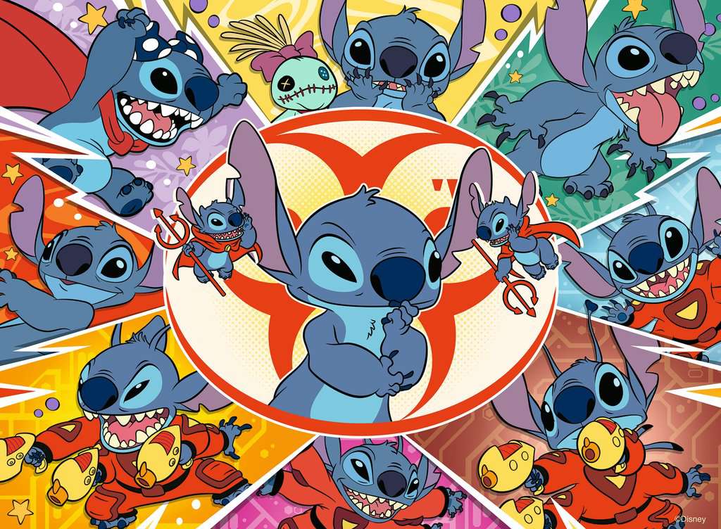 Puzzle 100 Teile Disney Stitch In meiner Welt 01.071 - Bild 2