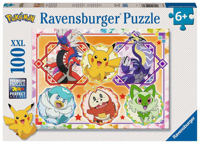 Puzzle 100 Teile Pokemon Karmesin und Purpur 01.075