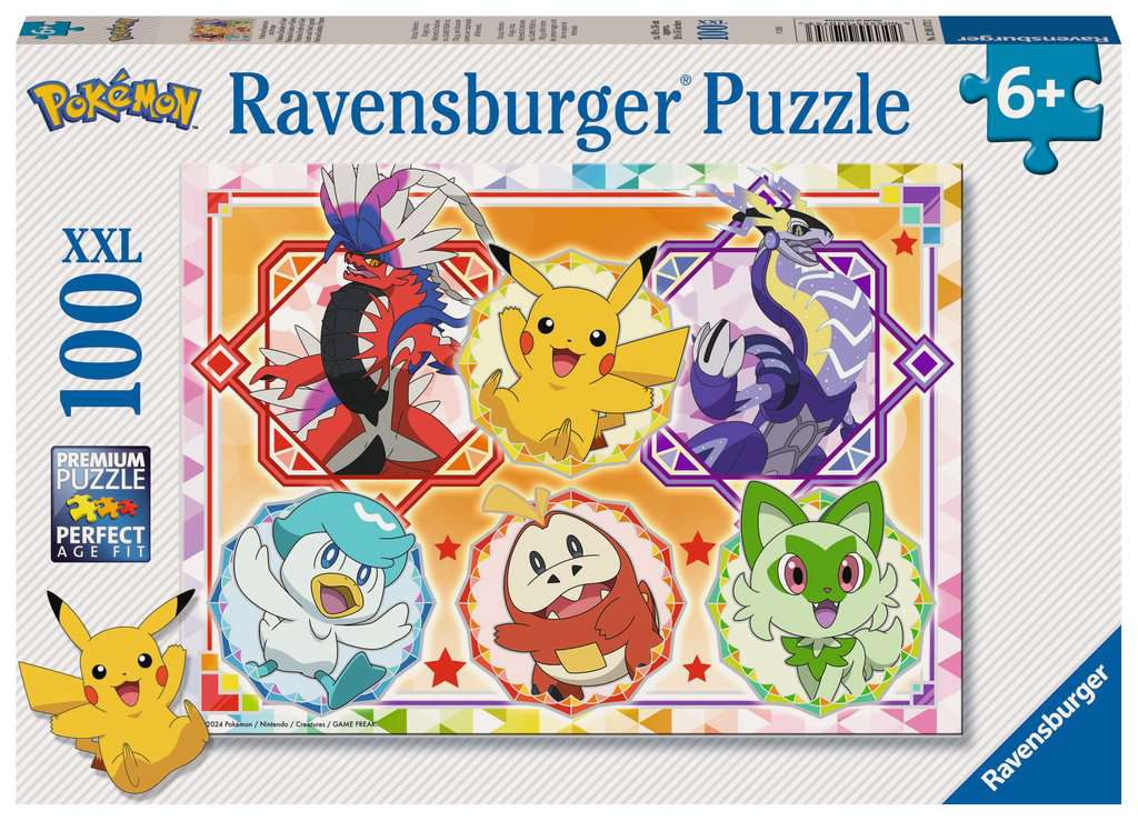 Puzzle 100 Teile Pokemon Karmesin und Purpur 01.075 - Bild 1