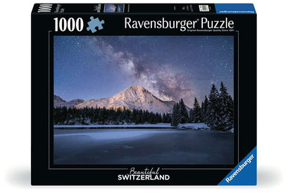 Puzzle 1000 Teile Beautiful Switzerland Sternenmeer über dem Arnisee 01.310