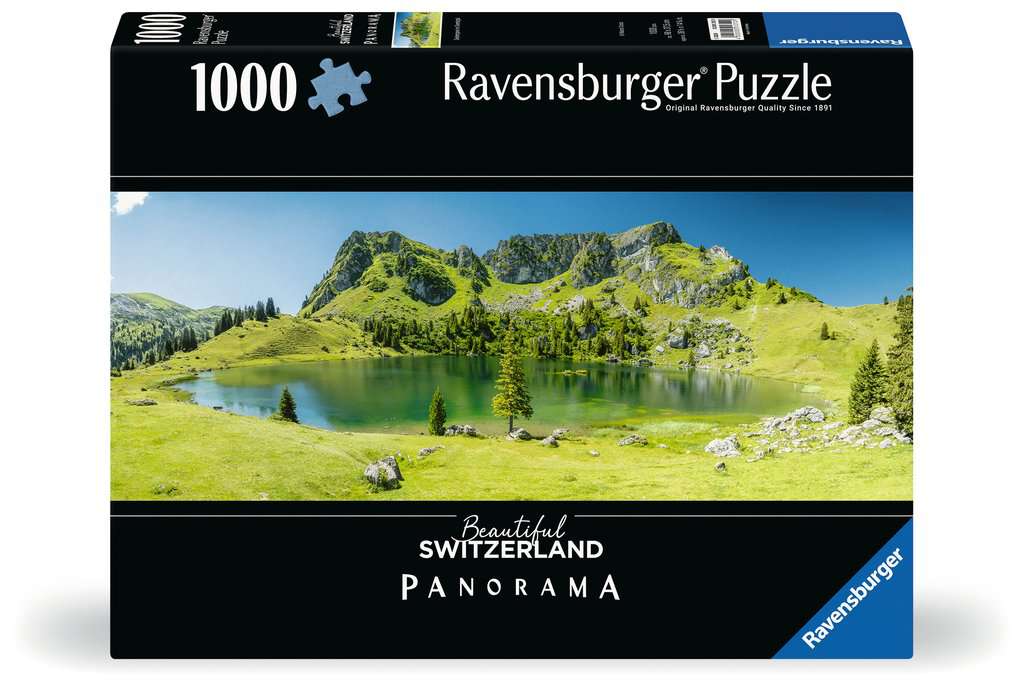 Puzzle 1000 Teile Beautiful Switzerland Seebergsee im Diemigtal - Bild 1