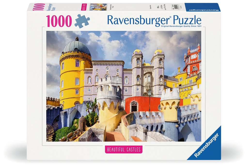 Puzzle 1000 Teile Beautiful Castles Nationaler Palast von Pena, Portugal 01.314 - Bild 1