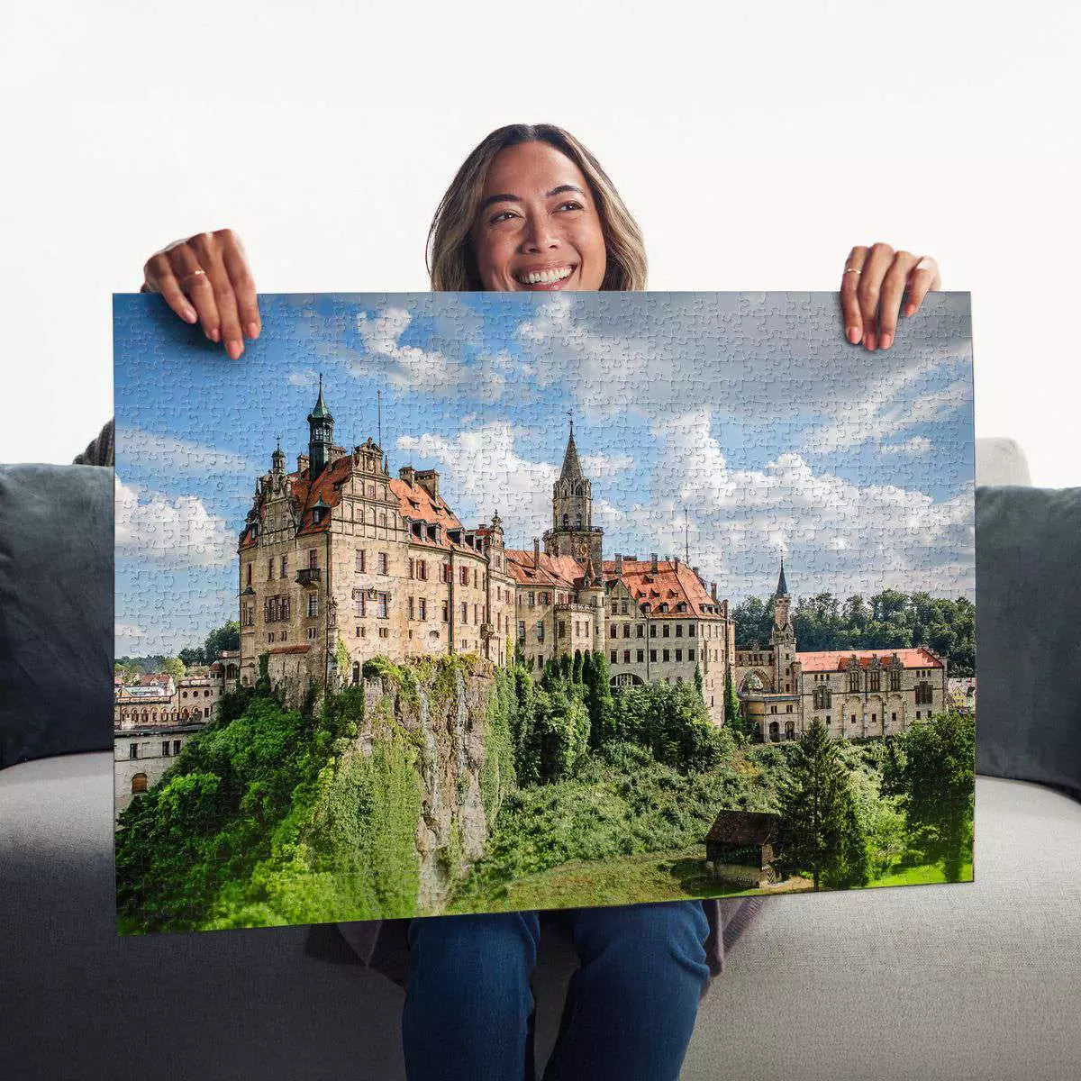 Puzzle 1000 Teile Beautiful Castles Schloss Sigmaringen, Deutschland 01.317 - Bild 4