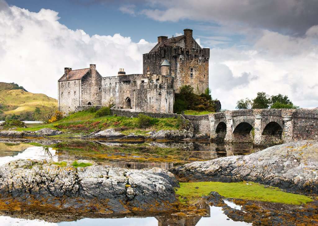 Puzzle 1000 Teile Beautiful Castles Schloss Eilean Donan, Schottland 01.337 - Bild 2