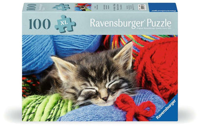 Puzzle 100 Teile Wool Cat - mit grösseren Teilen 01.363
