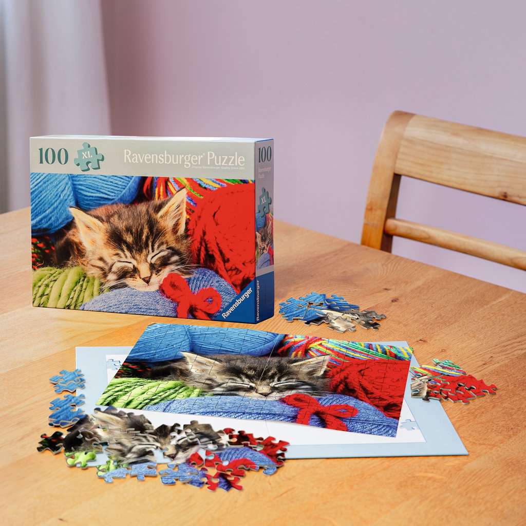 Puzzle 100 Teile Wool Cat - mit grösseren Teilen 01.363 - Bild 6