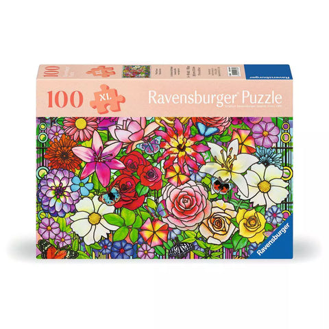 Verpackung Puzzle Blumenfenster 100 Teile, Ravensburger Feel Well & Puzzle 01364