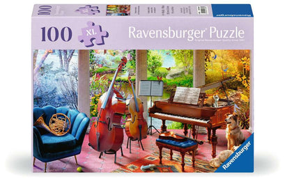 Puzzle 100 Teile 4 Jahreszeiten in Musik - mit grösseren Teilen 01.366