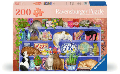Puzzle 200 Teile Cats on the Shelf - mit grösseren Teilen 01.367