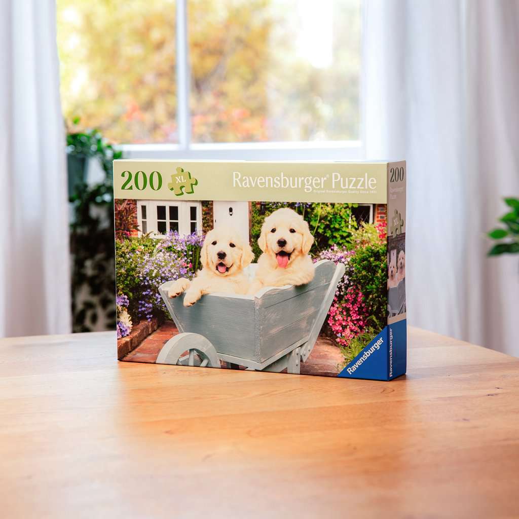 Puzzle 200 Teile Golden Retriever - mit grösseren Teilen 01.368 - Bild 3