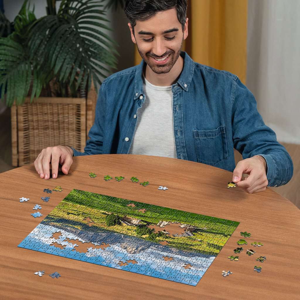 Puzzle 500 Teile Dolomitenidylle Seiser Alm 01.383 - Bild 3
